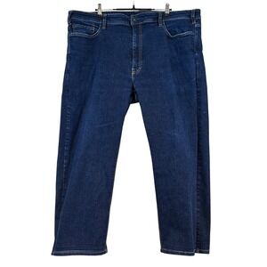 Orvis‎ 1856 Five Pocket Jeans Mens 44x30 Dark Wash Indigo Straight Leg Denim